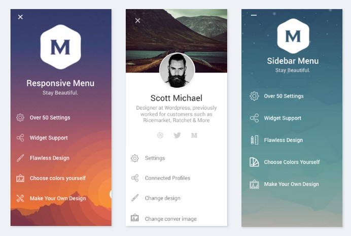 Sidebar Menu: A Menu and Navigation Sidebar Plugin