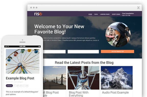 Rise is a WordPress theme that is perfect for all kind of affiliate marketing,.