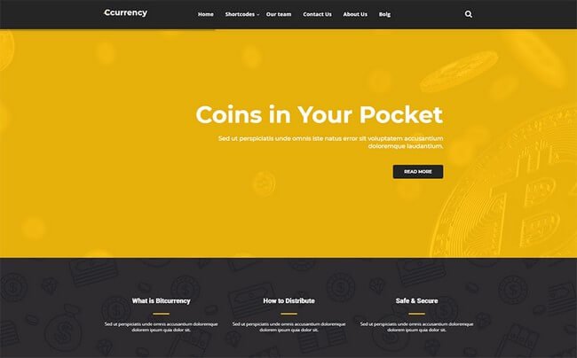 If you provide some services related to cryptocurrency then this WordPress theme is your cup of tea.