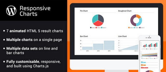 Responsive Charts is a full-featured charting tool based on the Charts.js library.