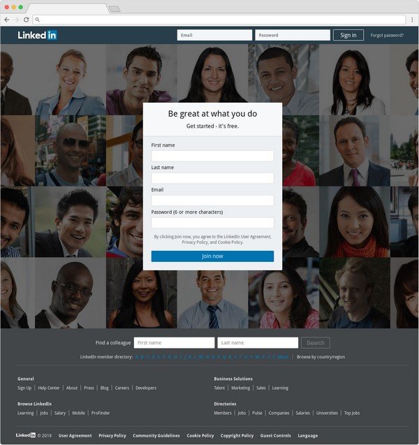 LinkedIn is used by 65% of business-to-business organizations.