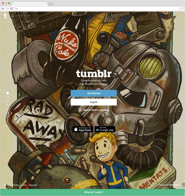 Tumblr has more than 200 million blogs.