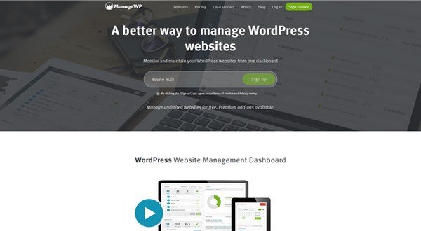 ManageWP is the most well-know WordPress service when working with WordPress management service online.