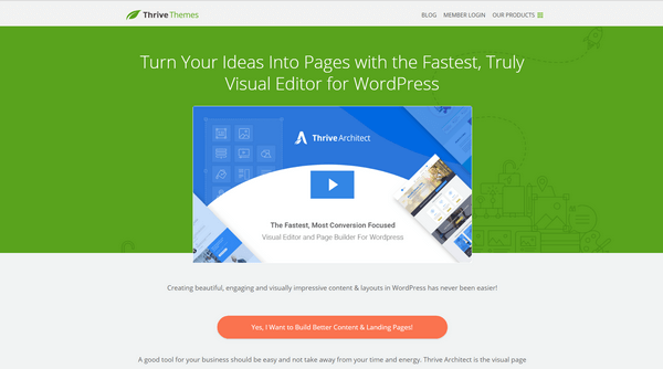 Thrive Architect is one of the best tools to help you to increase conversion. 