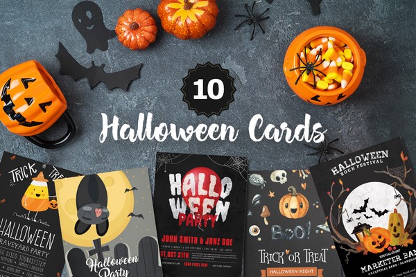 Halloween card bundle includes 36 Halloween cards.