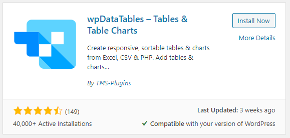 wpDataTables