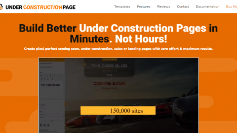 UnderConstructionPage plugin