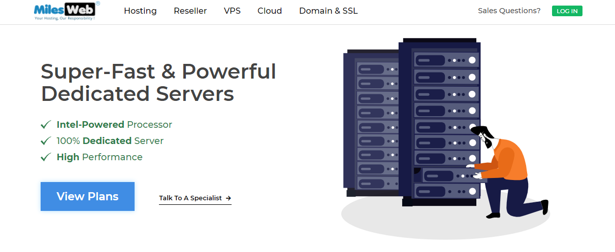 MilesWeb dedicated servers