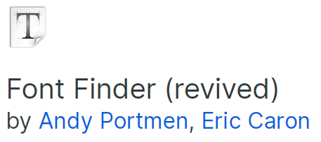 Font Finder