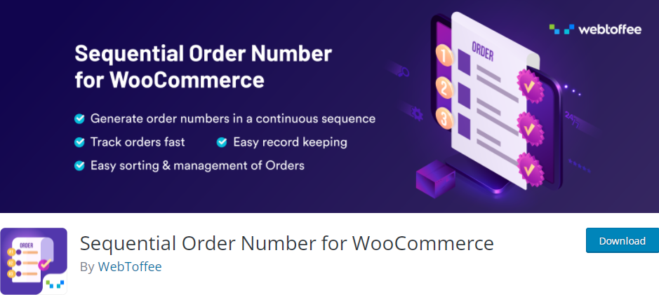 Sequential Order Numbers PRO