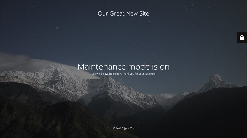 WP Maintenance-Free Version