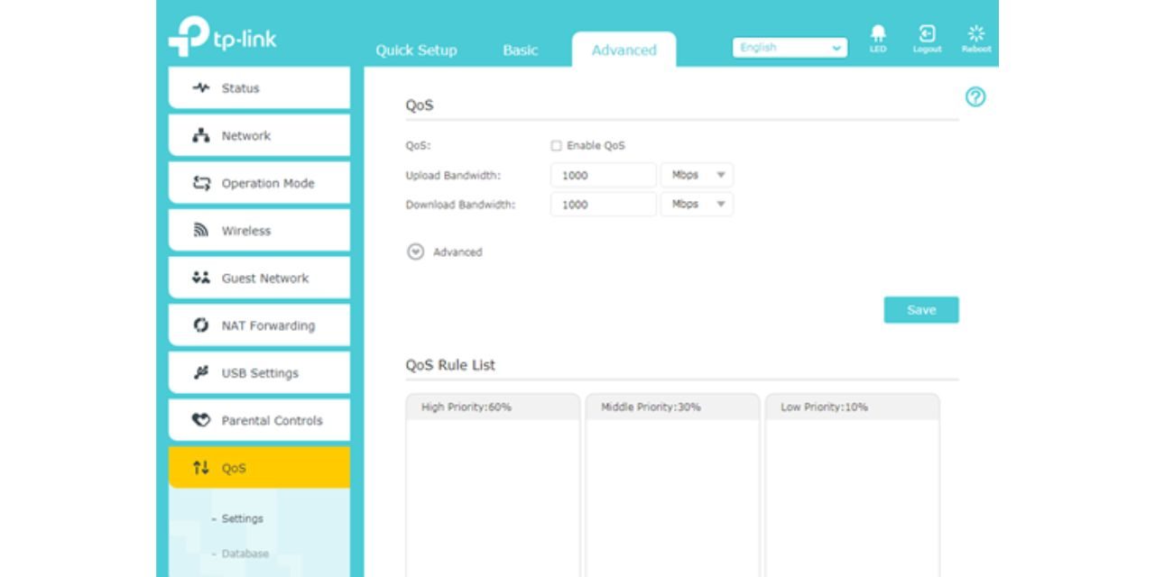 Step 3: Enable QoS on Your Router