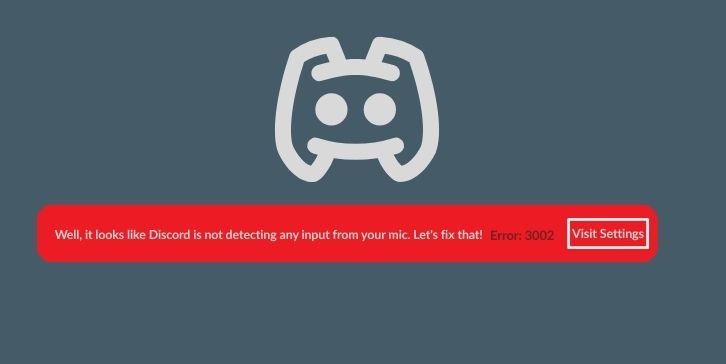 What is Discord Error 3002?