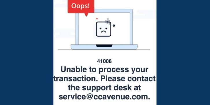 What Does Error 41008 Mean?