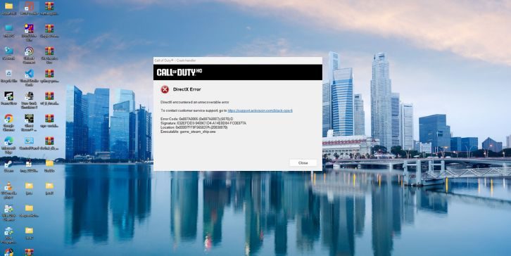 What is DEV ERROR 0x872394DC in Call of Duty Black Ops 6