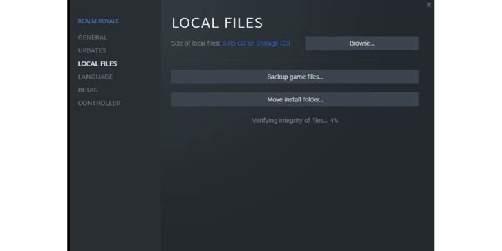 Verify Steam Game Files