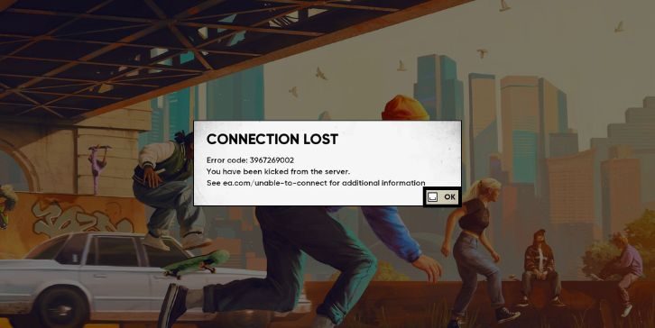 What Is Skate Error Code 3967269002?