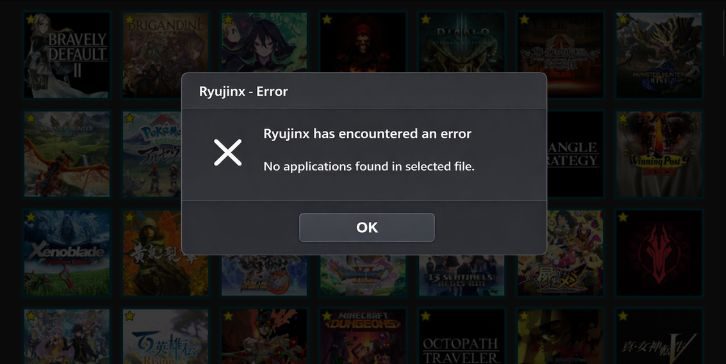 What Is NSP File Not Showing Up in Ryujinx
