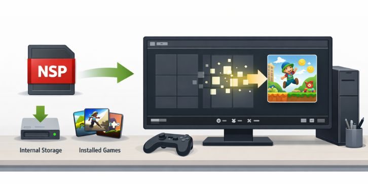 What does the NSP file mean in Ryujinx?