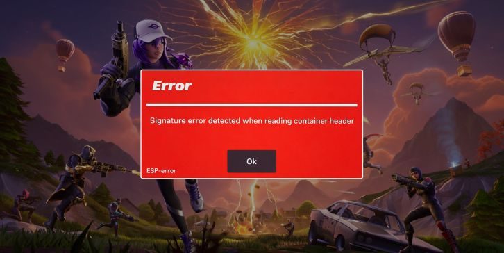 What Is iostore.signature Error in Fortnite
