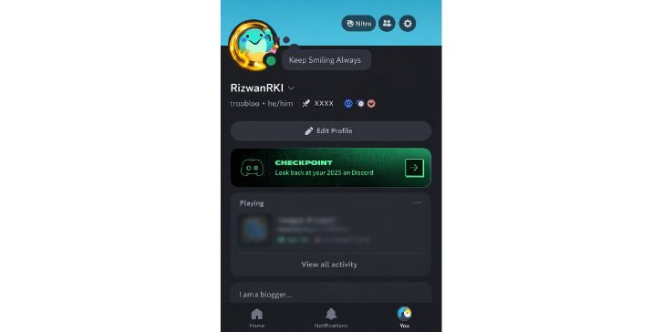 Check Discord Checkpoint on Desktop or Browser