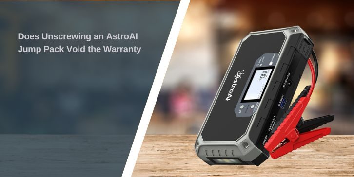 Does Unscrewing an AstroAI Jump Pack Void the Warranty