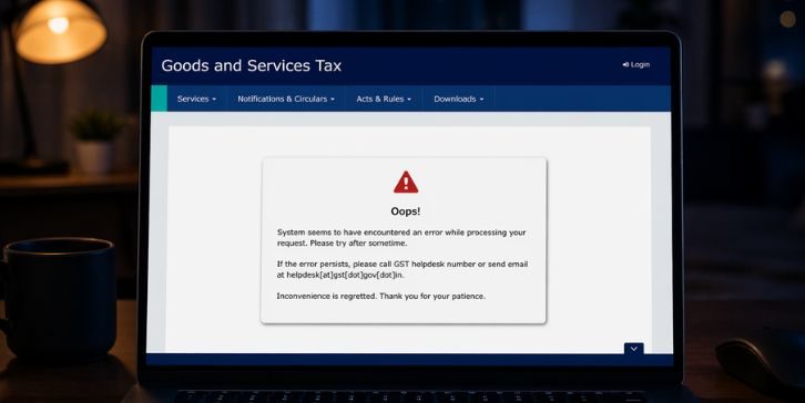 What Is “GST Website Not Working”