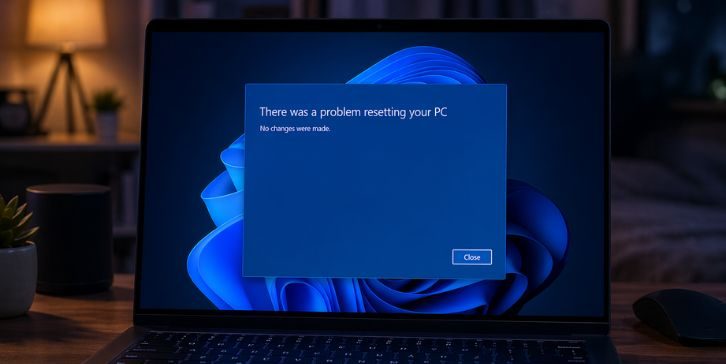 What Is "There Was a Problem Resetting Your PC"