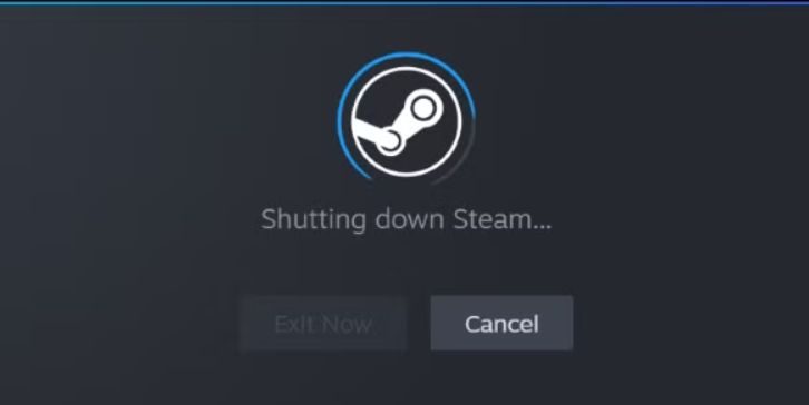Restart Steam and Click Try Again