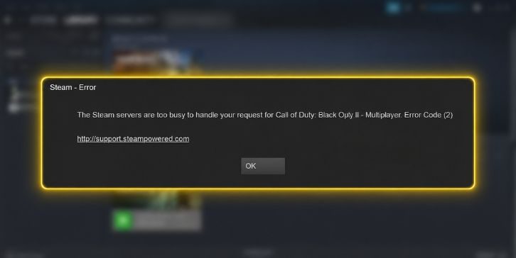 What Does Steam Error Code 2 Mean?