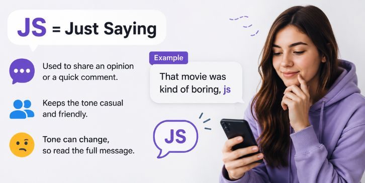 What Does JS Mean in Text? Simple Meaning and Examples