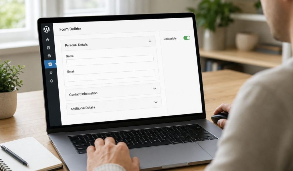 How to Create Collapsible Sections in WordPress Forms