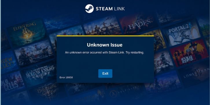 What Does Steam Link Error 19958 Mean